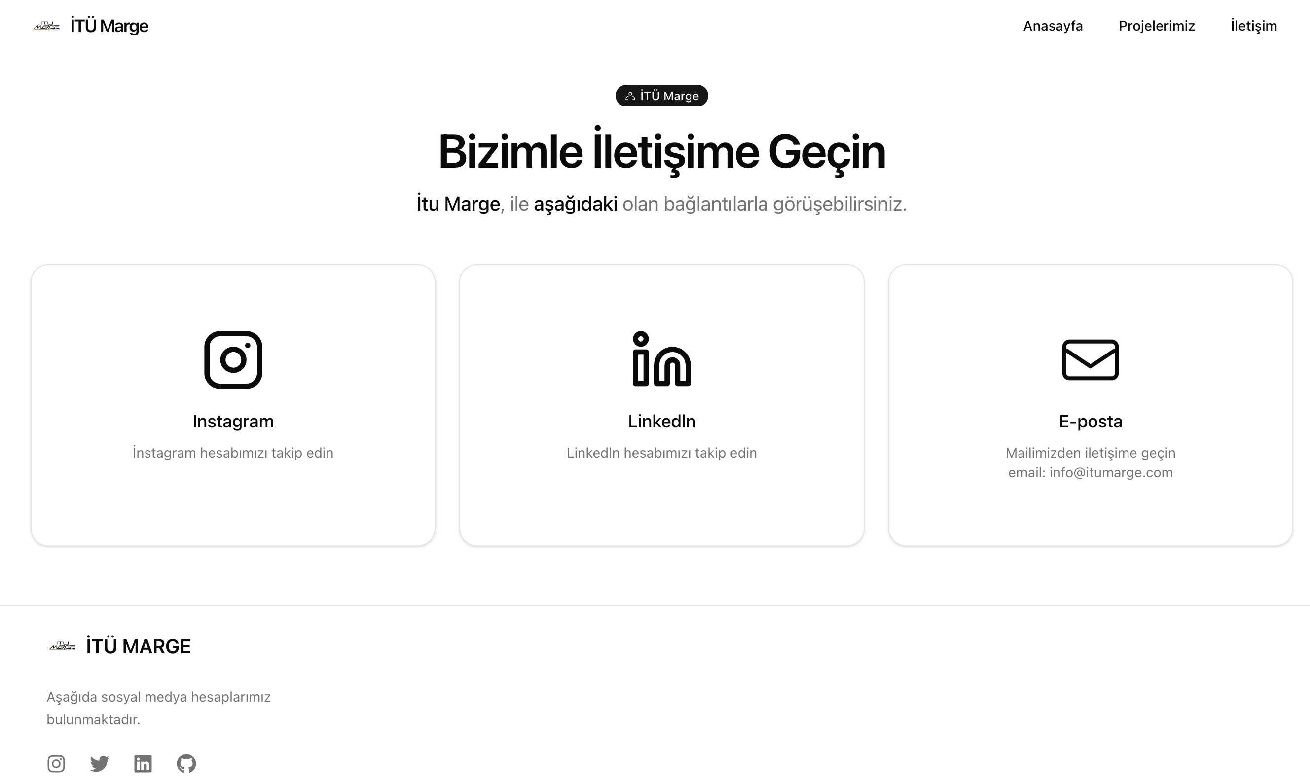 İTÜ MARGE / KULÜP WEB SİTESİ image 3